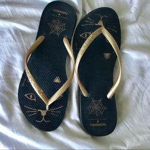 Charlotte Olympia Kitty Havaianas Flip-flops